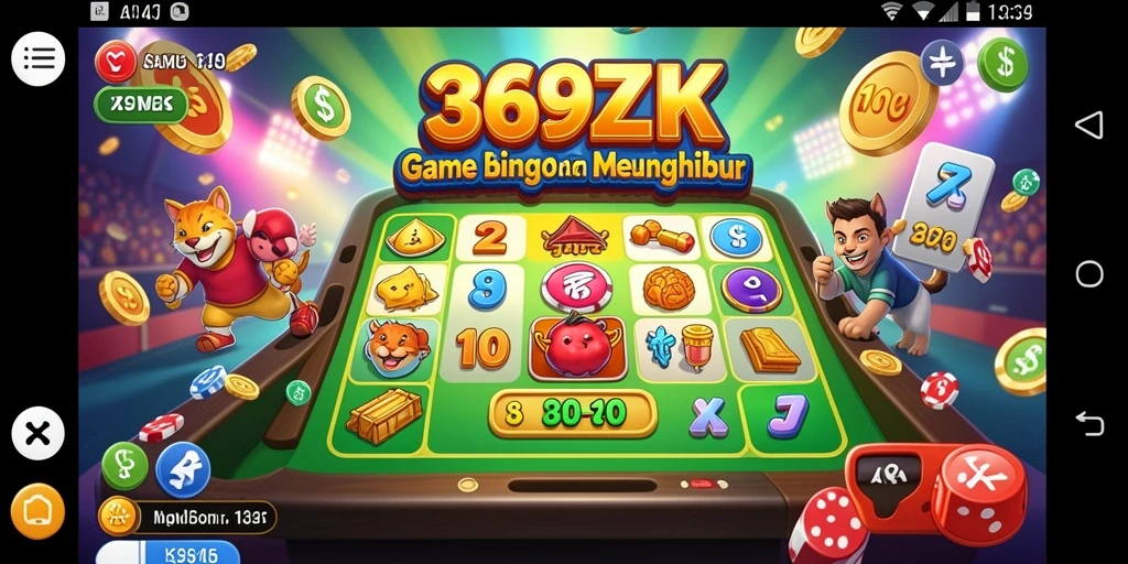 Tampilan gameplay seru dalam 369ZK Bingo.