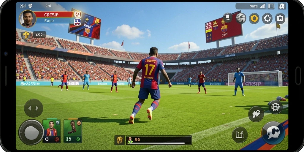 Screenshot menampilkan gameplay seru dari CR7SIP.
