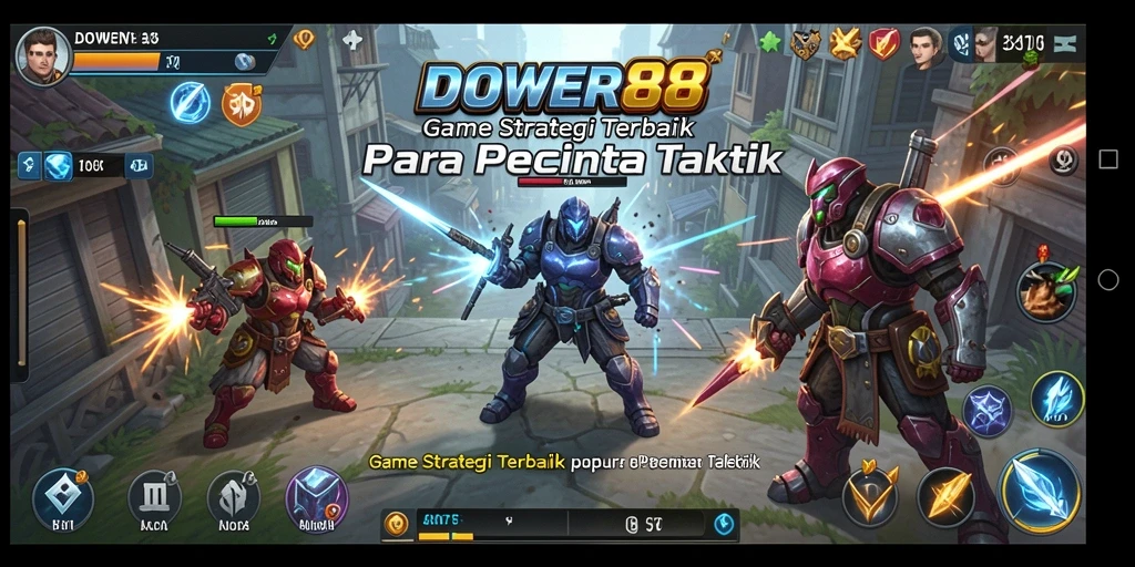 Tampilan gameplay DOWER88 yang menarik dan penuh strategi.