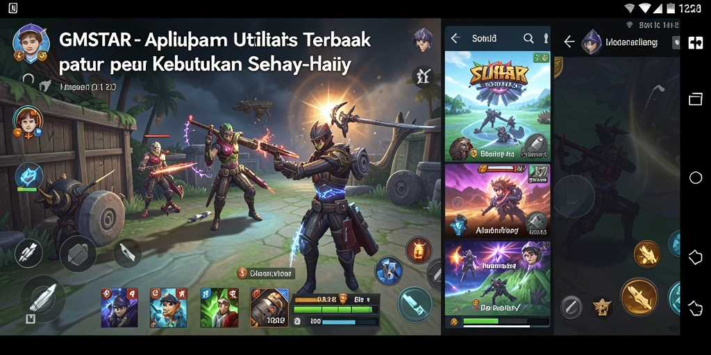 Tampilan antarmuka GMSTAR yang intuitif dan fungsional.