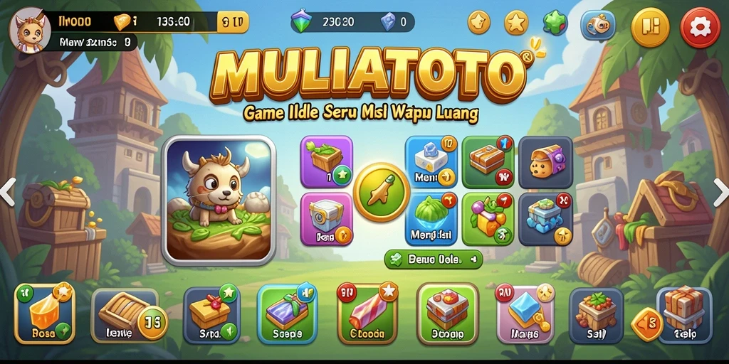 Tampilan gameplay MULIATOTO yang menarik dan menghibur.